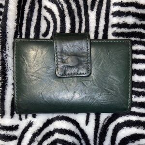 Dark Green Genuine Leather Wallet
